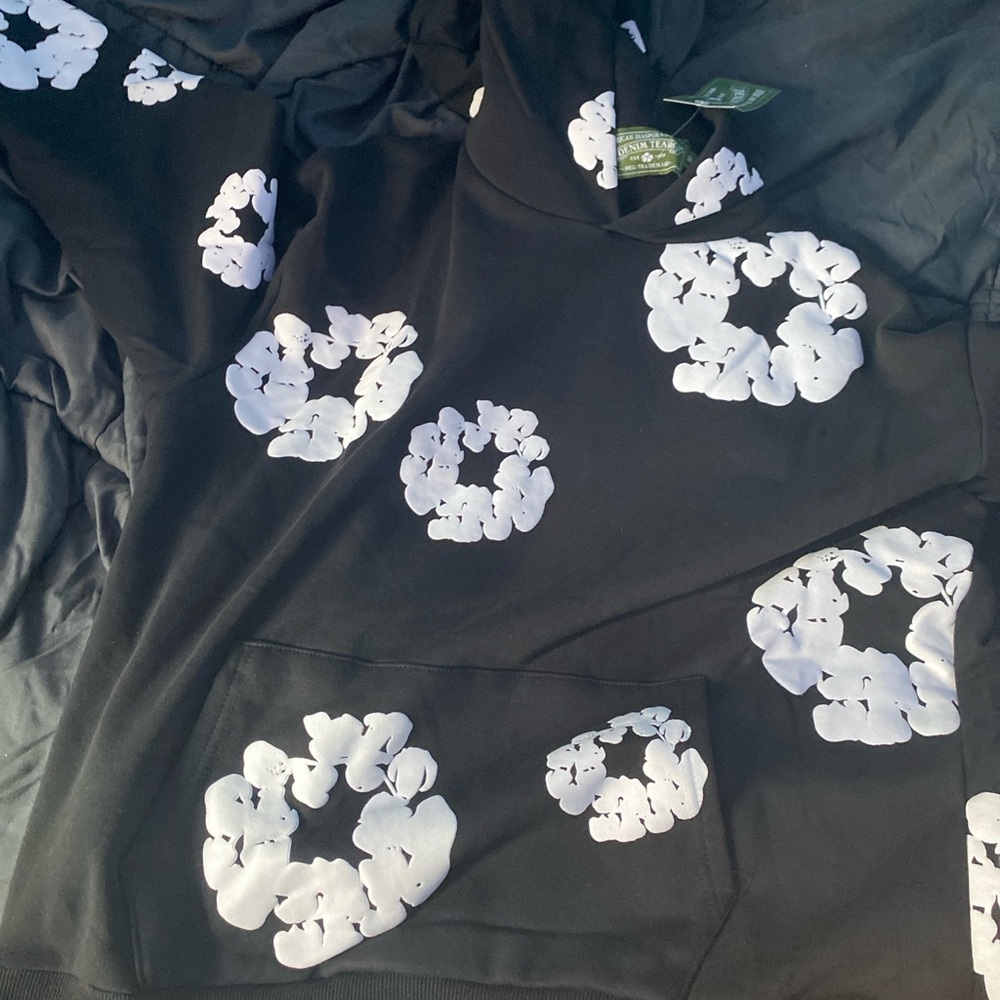 Denim tears hoodie black -new